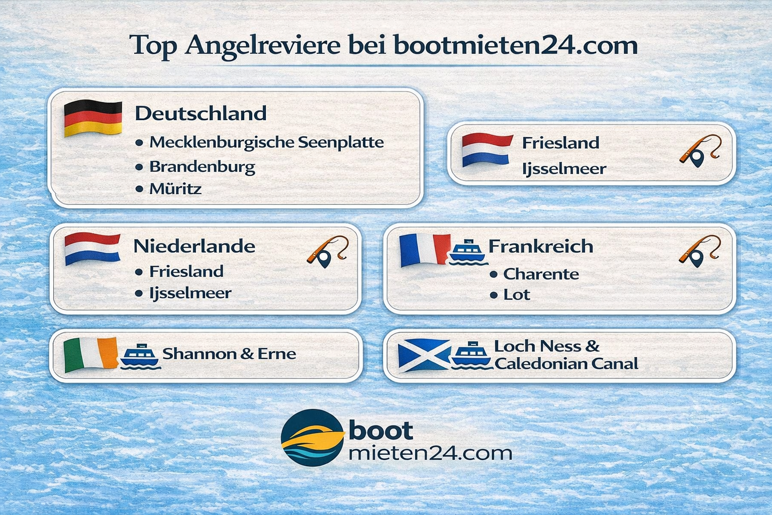 Top Angelreviere hausboot